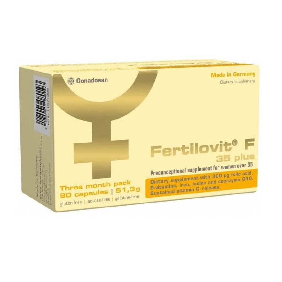 Fertilovit F 35 plus, 90 cápsulas, Gonadosan