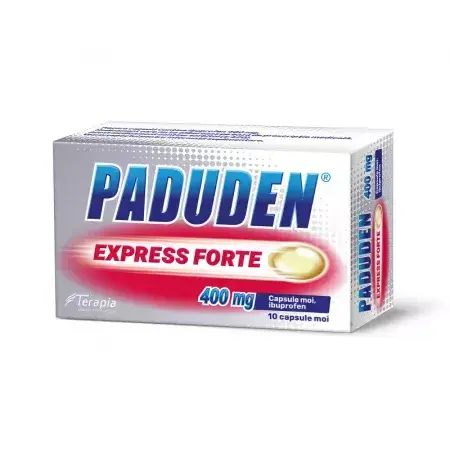 Paduden Express Forte 400 mg 10 capsule moi, Terapia