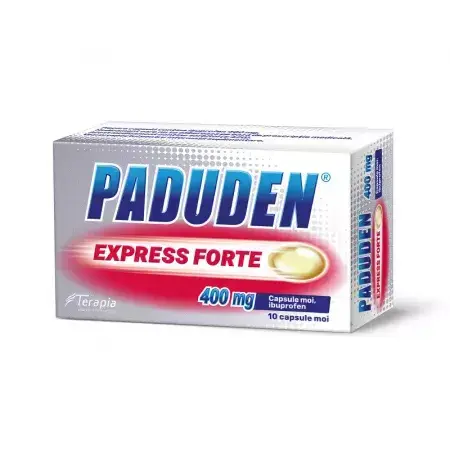Paduden Express Forte 400 mg 10 capsule moi,  Terapia