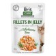 Hrana umeda cu fileuri de ton pentru pisici Brit Care Fillets in Jelly Wholesome Tuna, 85 g, Brit
