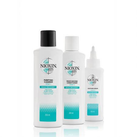 Pachet produse anti-matreata pentru scalp si par Scalp Recovery, 200 ml + 200 ml + 100 ml, Nioxin