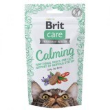 Recompense pentru sustinerea sistemului nervos la pisici Brit Care Snack Calming, 50 g, Brit