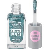 Trend !t up Effect Lac de unghii 050 Turquoise Glitter, 8 ml
