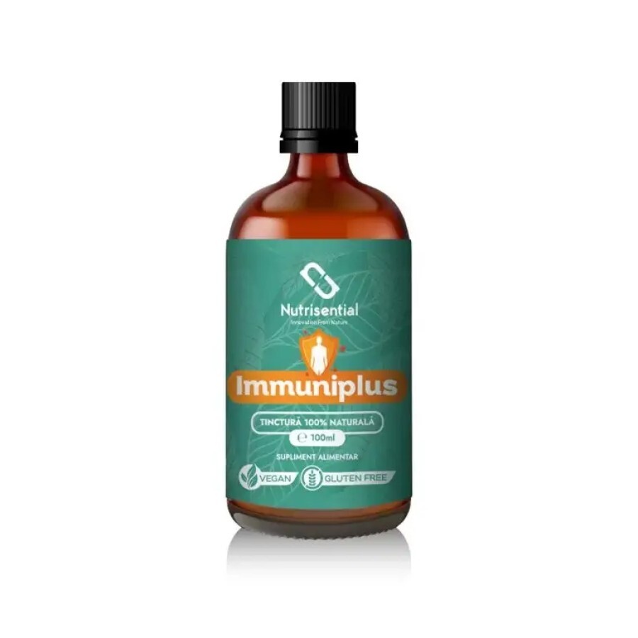 Tinctura pentru sustinerea imunitatii, Immuniplus, Nutrisential, 100 ml