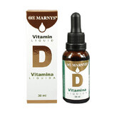 Vitamina D Lichidă (D3 -Colecalciferol) 100% Naturală – 30 ml, Marnys