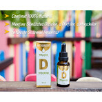 Vitamina D Lichidă (D3 -Colecalciferol) 100% Naturală – 30 ml, Marnys