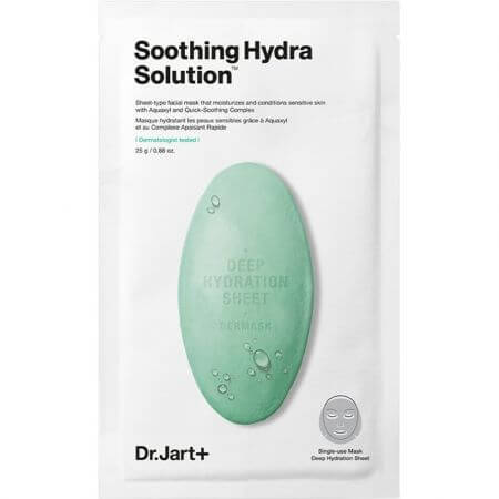 Masca hidratanta pentru fata Soothing Hydra Solution, 25g, Dr.Jart+