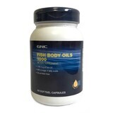 Fish Body Oils 1000 mg fara colesterol (133166), 90 capsule, GNC