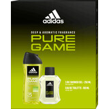 Adidas Set Pure Game apă de toaletă + gel de duș, 1 buc