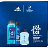 Adidas Set UEFA 9 apă de toaletă + deodorant + gel de duș, 1 buc