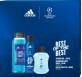 Adidas Set UEFA 9 apă de toaletă + deodorant + gel de duș, 1 buc