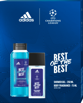 Adidas Set UEFA 9 deodorant natural spray + gel de duș, 1 buc