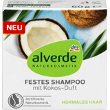 Alverde Naturkosmetik Șampon solid cu cocos, 60 g