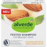 Alverde Naturkosmetik șampon solid cu migdale, 60 g