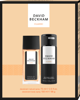 David Beckham Set cadou deodorant natural spray +deodorant, 1 buc