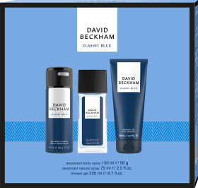 David Beckham Set deodorant natural spray + gel de duș +deodorant, 1 buc