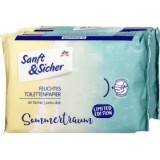Sanft&Sicher Hârtie igienică umedă SummerTraum, 100 buc