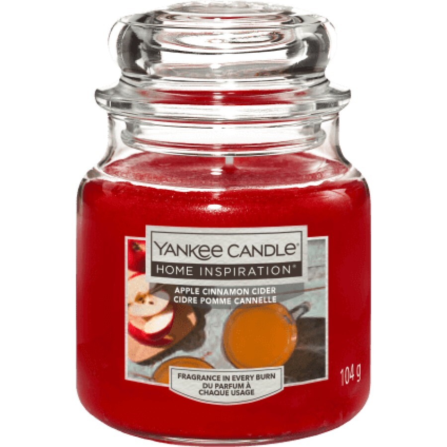 Yankee Candle Lumânare parfumată apple cinnamon, 104 g