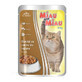 Hrana umeda cu iepure in sos pentru pisici, 100 g, Miau-Miau