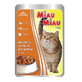 Hrana umeda cu pui si ficat in sos pentru pisici, 100 g, Miau-Miau