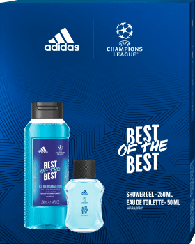 Adidas Set UEFA 9 apă d toaletă + gel de duș, 1 buc