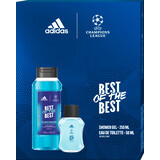 Adidas Set UEFA 9 apă d toaletă + gel de duș, 1 buc