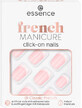 Essence Click-on french unghii false 01 Classic French, 12 buc