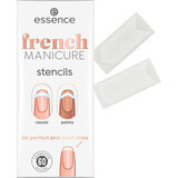 Essence French MANICURE șablon pentru unghii 01 French Tips & Tricks, 60 buc