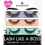 Essence LASH LIKE A BOSS Set gene false 01, 3 buc