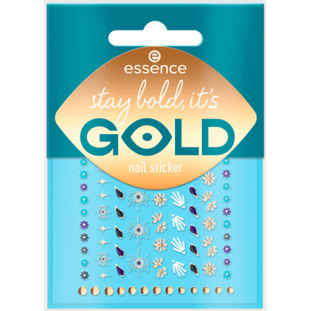 Essence Sticker pentru unghii Stay bold, it's Gold, 88 buc