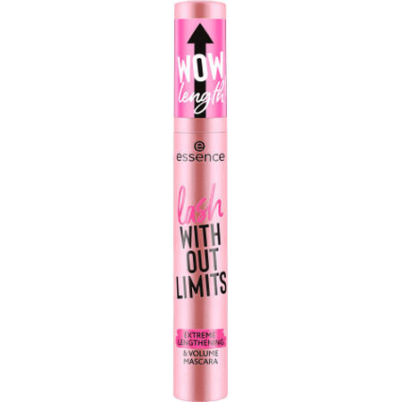 Essence WITHOUT LIMITS Mascara 01 Negru Ultra, 13 ml