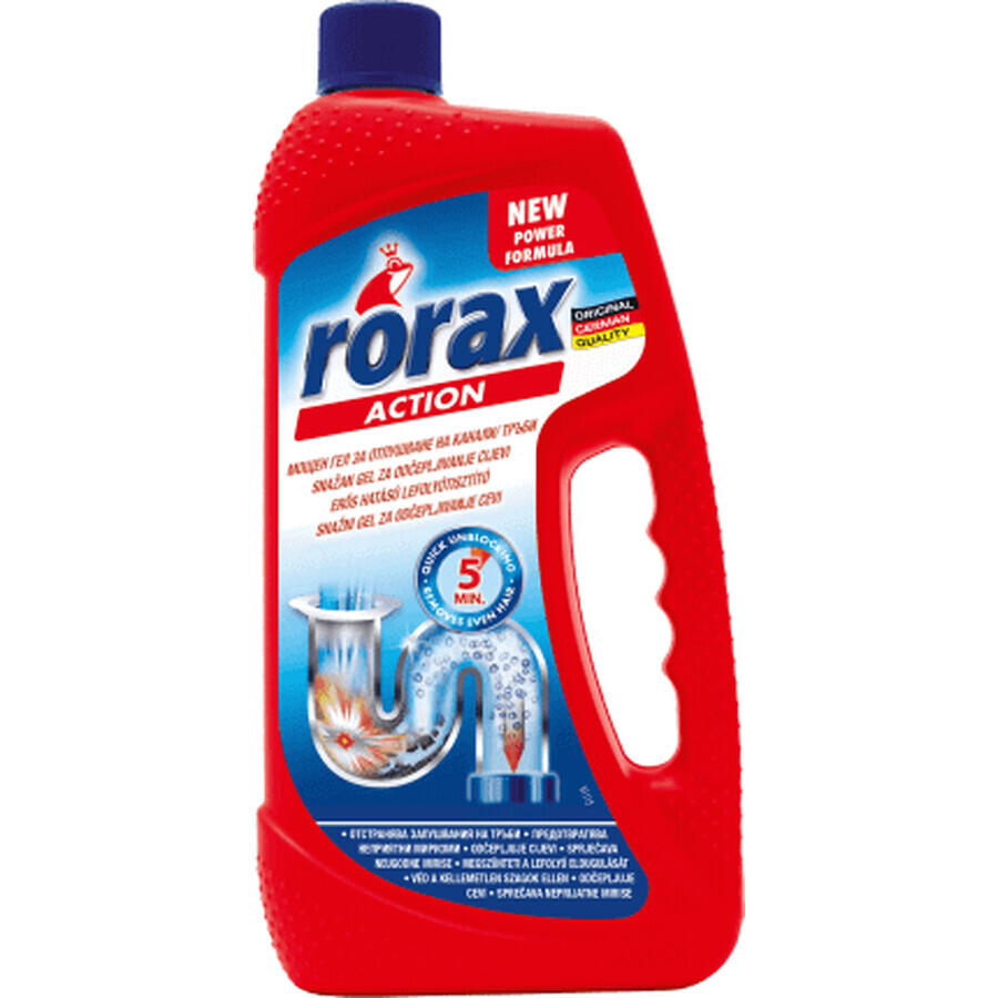 Rorax Gel desfundare țevi, 1 l