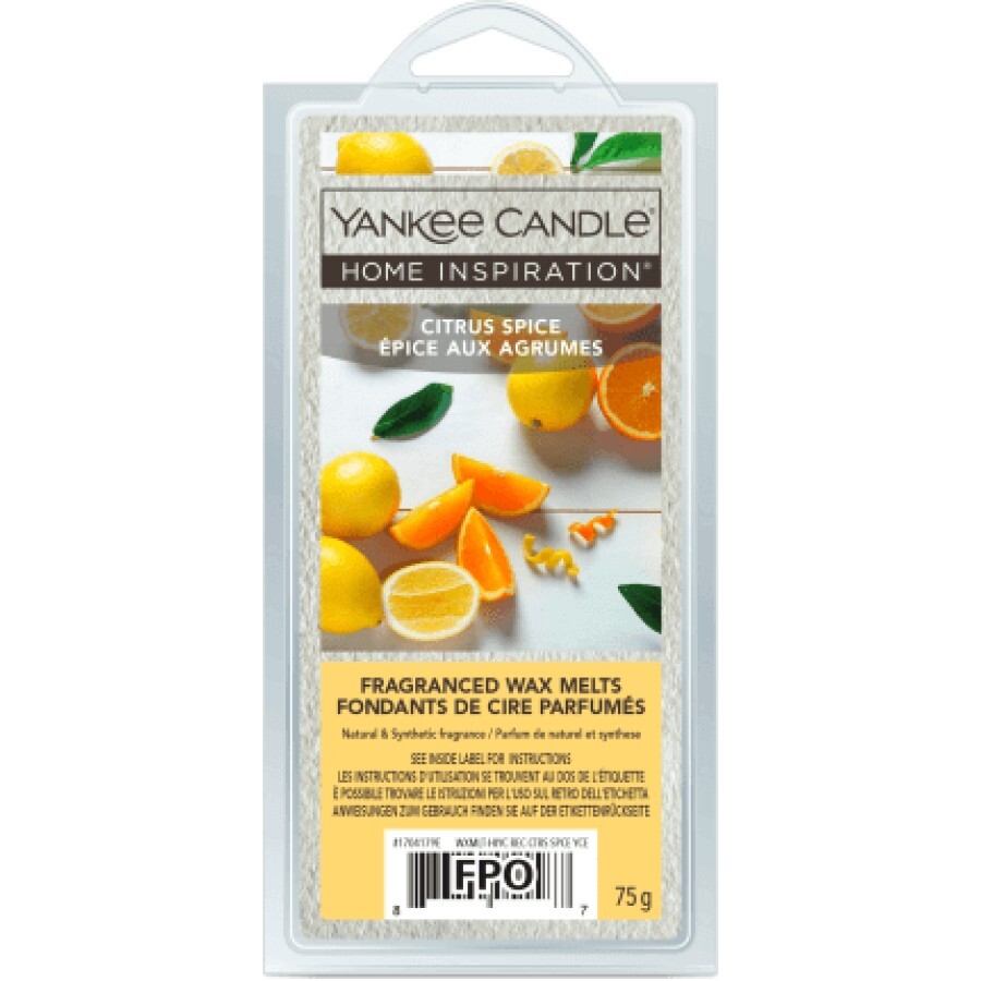Yankee Candle Ceară parfumată citrus spice, 1 buc