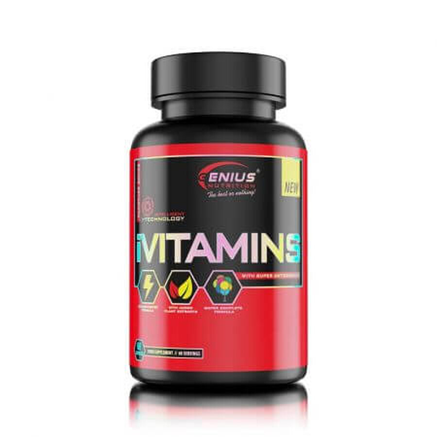 Complex de multivitamine iVitamins, 60 capsule, Genius Nutrition