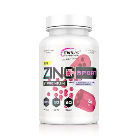 Zinc Sport, 60 tablete, Genius Nutrition