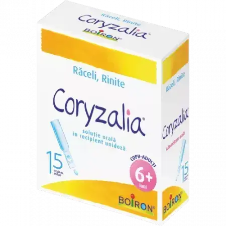 Coryzalia, soluţie orală în recipient unidoză, 15 unidoze, Boiron