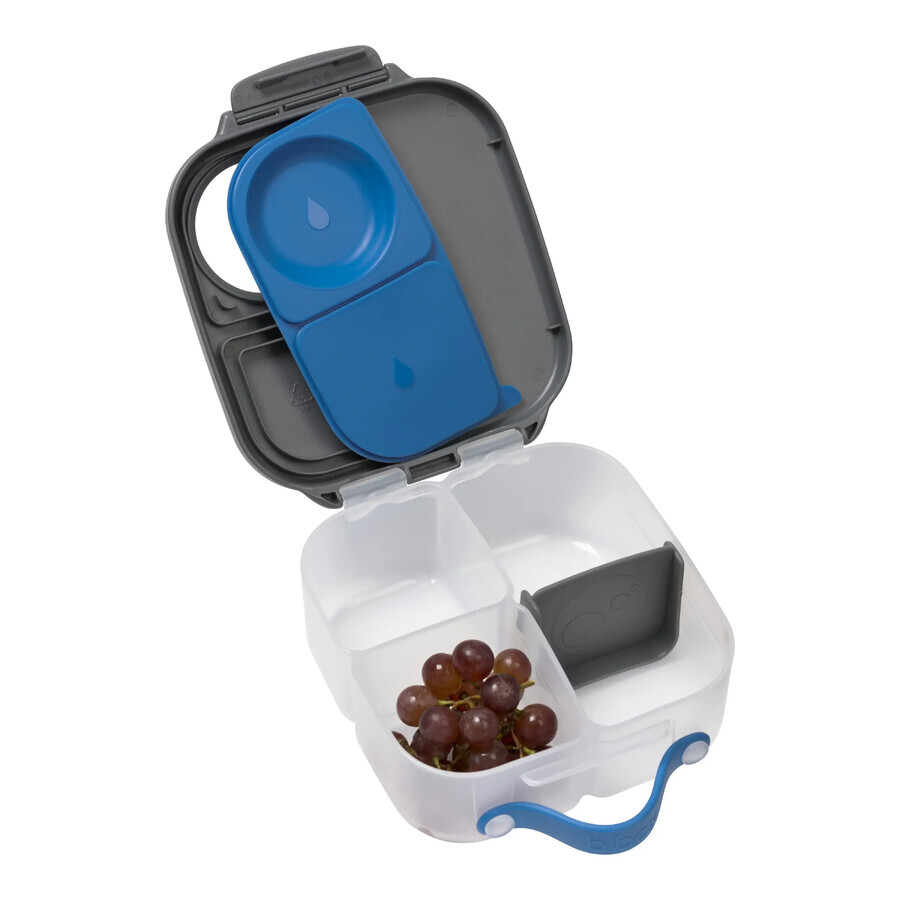 Caserola compartimentata mini LunchBox, 1 l, Gri + Albastru, BBOX