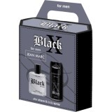 Jean Marc Set cadou X-Black after shave + deodorant, 1 buc
