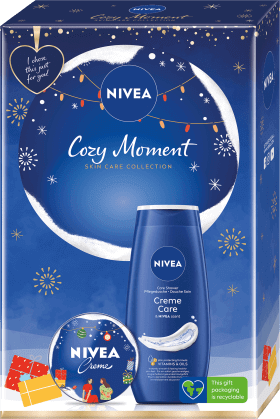 Nivea Set cadou Cozy Moment gel de duș +cremă, 1 buc