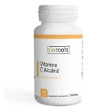Vitamina C Alcalina, 90 capsule vegetale, Bioroots