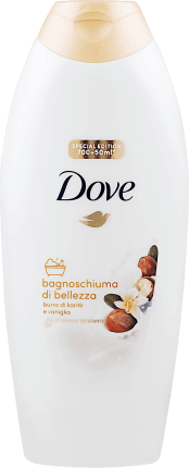 Dove Spumant de baie Shea Butter, 750 ml