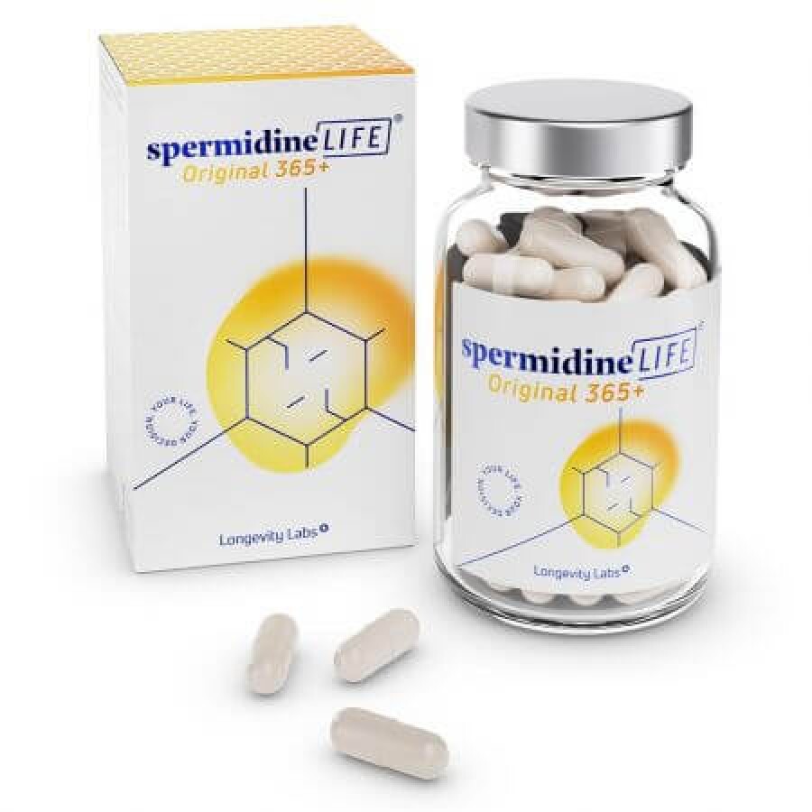Spermidine Life Original 365+, 2 mg, 60 capsule, The Longevity Labs