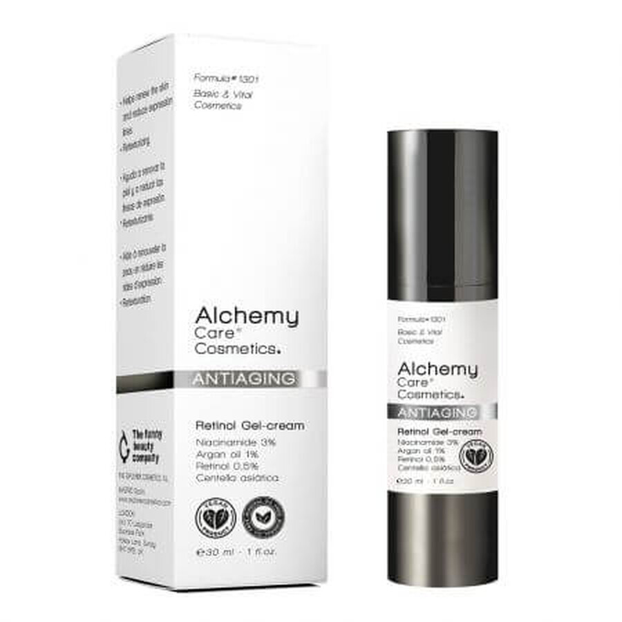 Gel-crema cu Retinol 0,5%, 30 ml, Alchemy