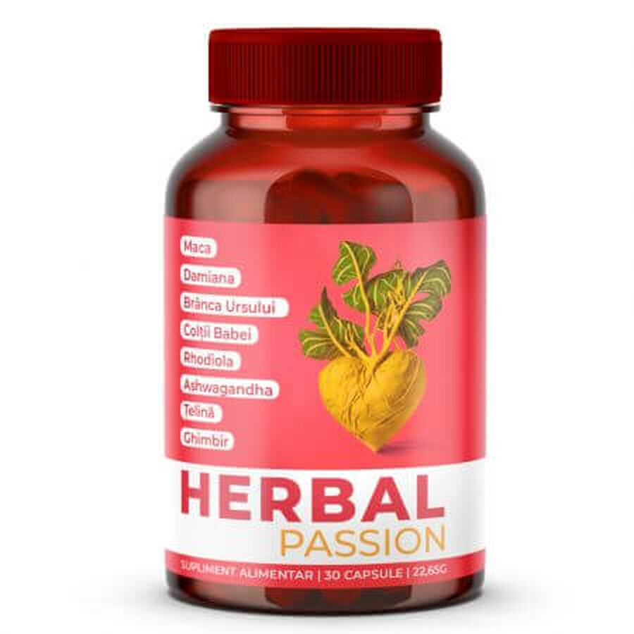 Herbal Passion, 30 capsule, Doza de Sanatate