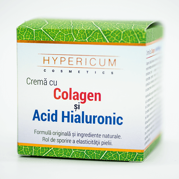 crema de fata cu colagen si acid hialuronic Crema cu Colagen si Acid Hialuronic 40ml, Hypericum