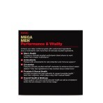 Mega Men® Performance & Vitality Vitapak®, Complex de Multivitamine pentru Barbati, Performanta si Vitalitate, 30 pachetele, GNC 