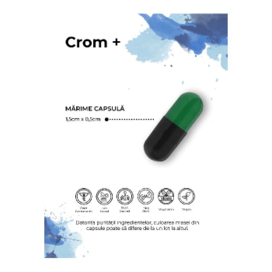 Crom (picolinat) 200μg+, 30 capsule, Biome