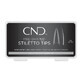 Set unghii false CND Pre Shaped Tips Coffin Stiletto 100buc