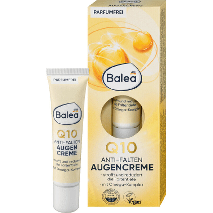 Balea Cremă de ochi anti-rid Q10, 15 ml