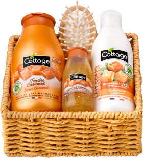 Cottage Set cadou Shower Box Caramel, 1 buc